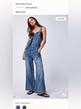 Free people light  Wash Denim Overalls with Front Buttons